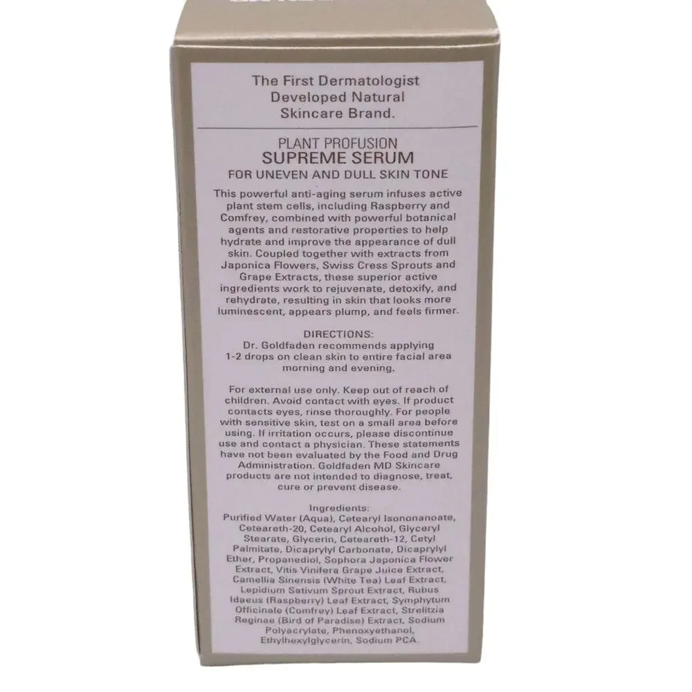 Goldfaden MD Plant Profusion Supreme Serum